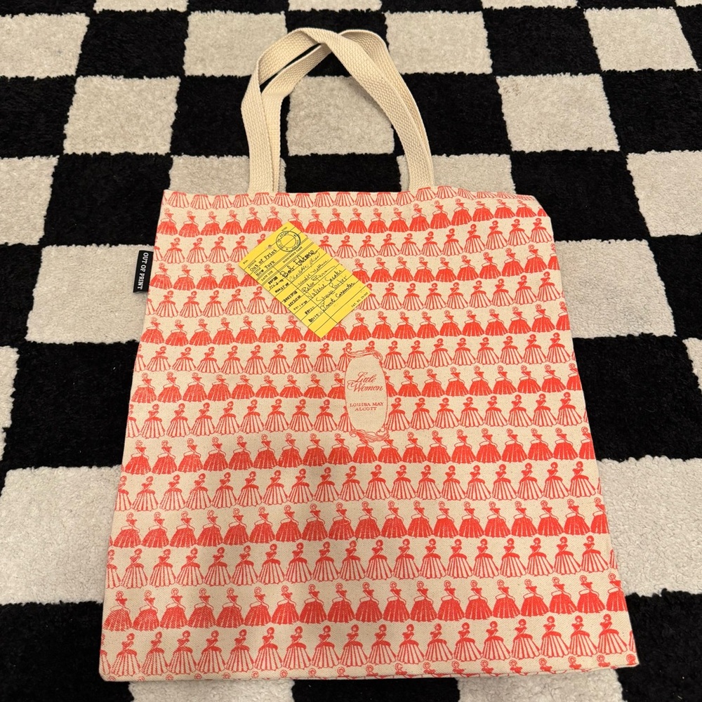 Out of Print Little Women 100% Cotton Canvas Tote Bag